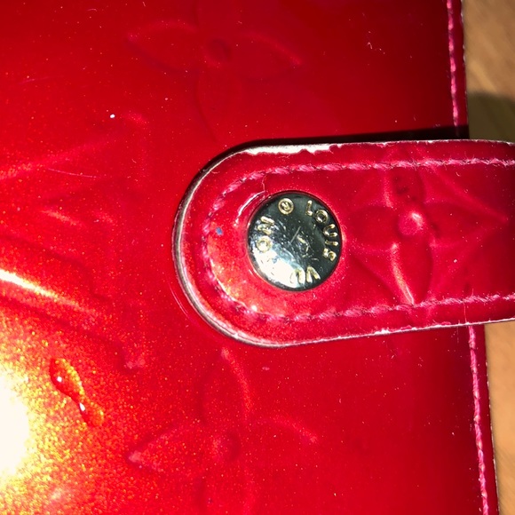 Louis Vuitton Portefeuille Viennois Red Vernis Kiss Lock Wallet with Box - Picture 3 of 16